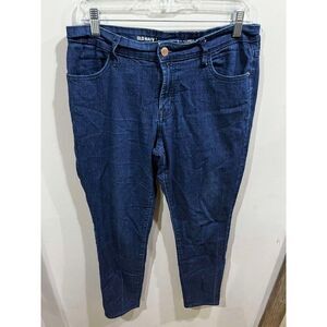 Old Navy Jeans Womens 10 Super Skinny Blue High Rise Dark Wash Denim Everyday
